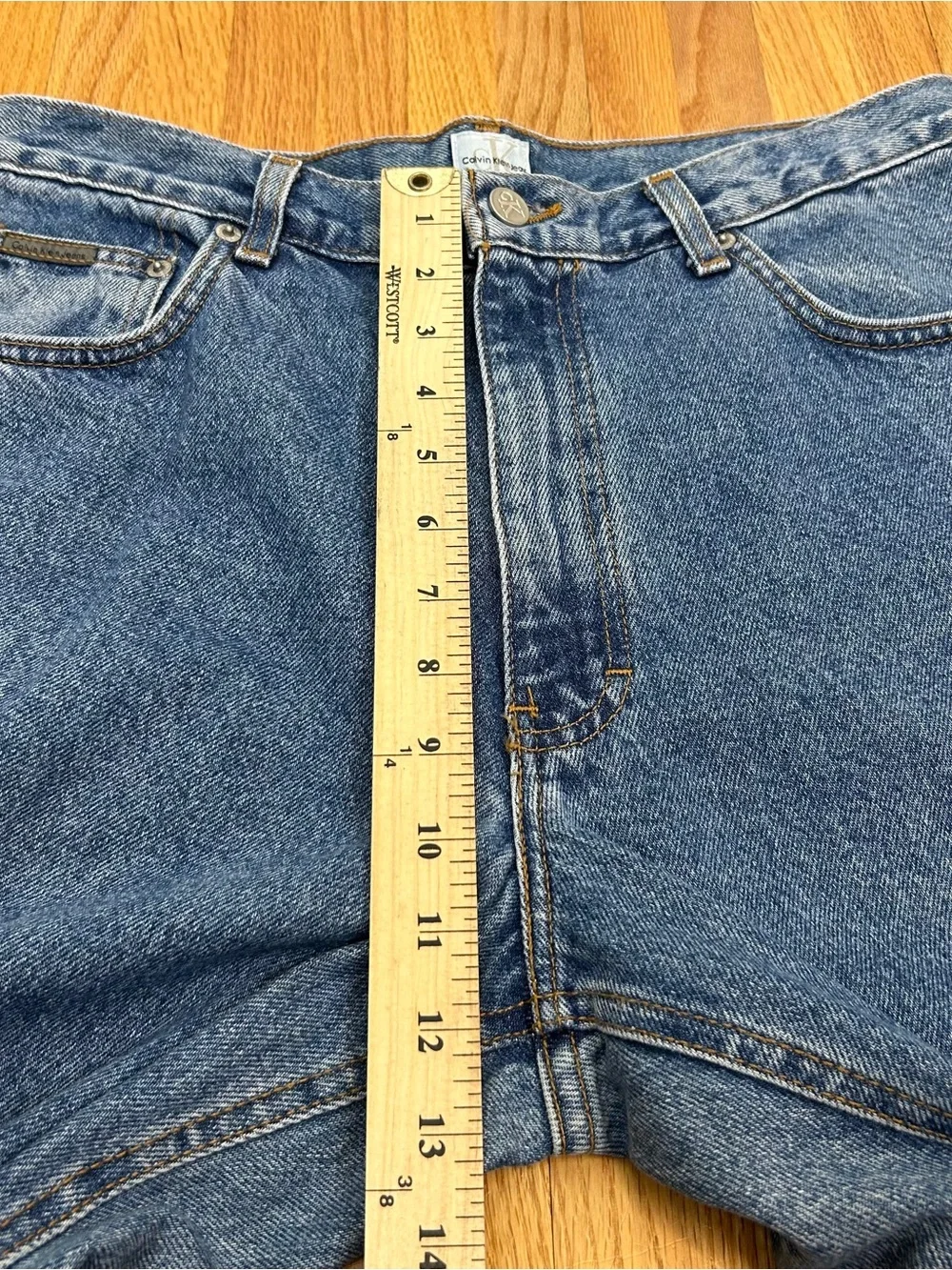 Vintage 90s Calvin Klein Stonewash Straight Leg Jeans